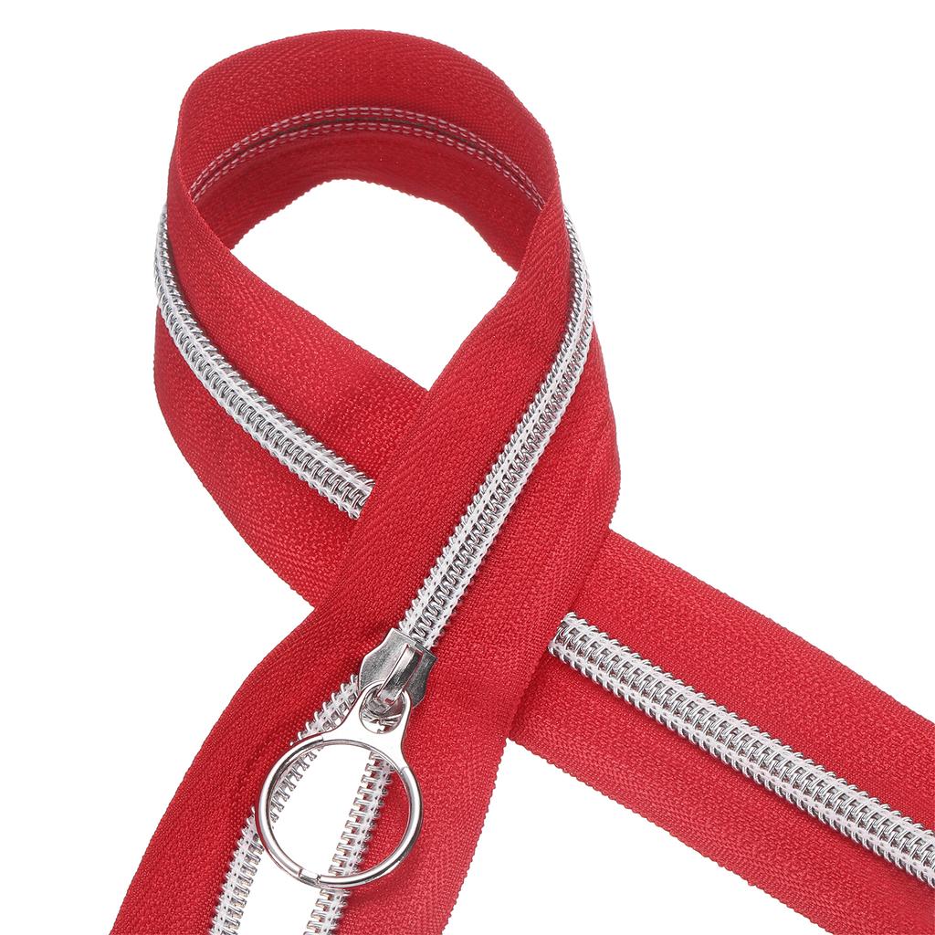 Zíperes de Bobina de Nylon Fechados Zíper de Bobina de Nylon Zíper de Bobina em Atacado com 20 Zíperes de Cor Grafite Deslizantes Para Costura DIY Roupas 10 Jardas