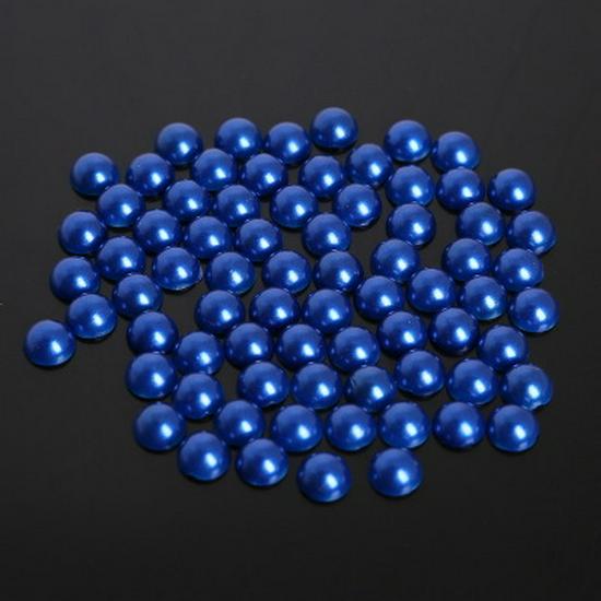 Half-Round ABS Imitation Pearl Beads for DIY Nail Art and Phone Cases
