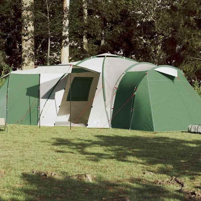 VidaXL Camping Tent 12 Person, Shade Tent with Carry Bag, Portable Awning with Sidewalls for 94346