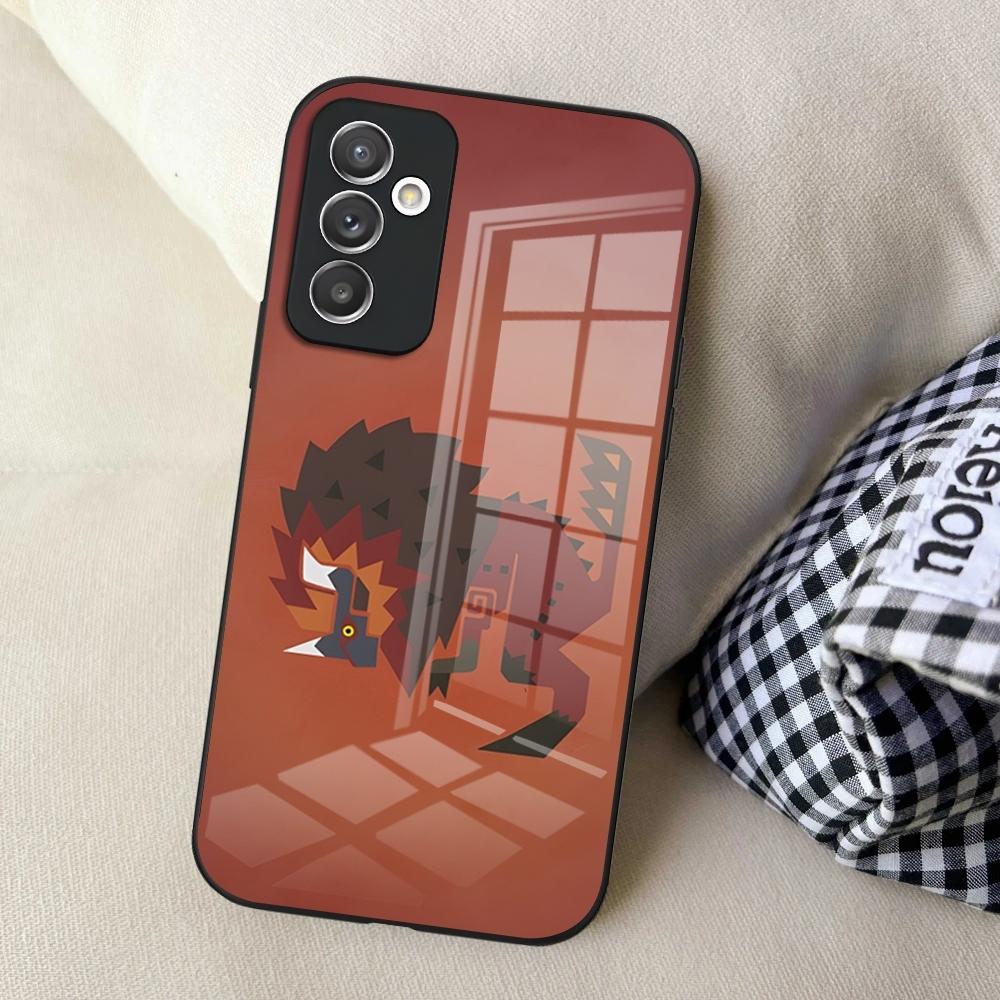 M-Monster Hunter Game Phone Case For S25 Samsung S24 Ultra S23 Fe S22 Plus S20 S21 A16 A54 A34 A53 Glass Cover
