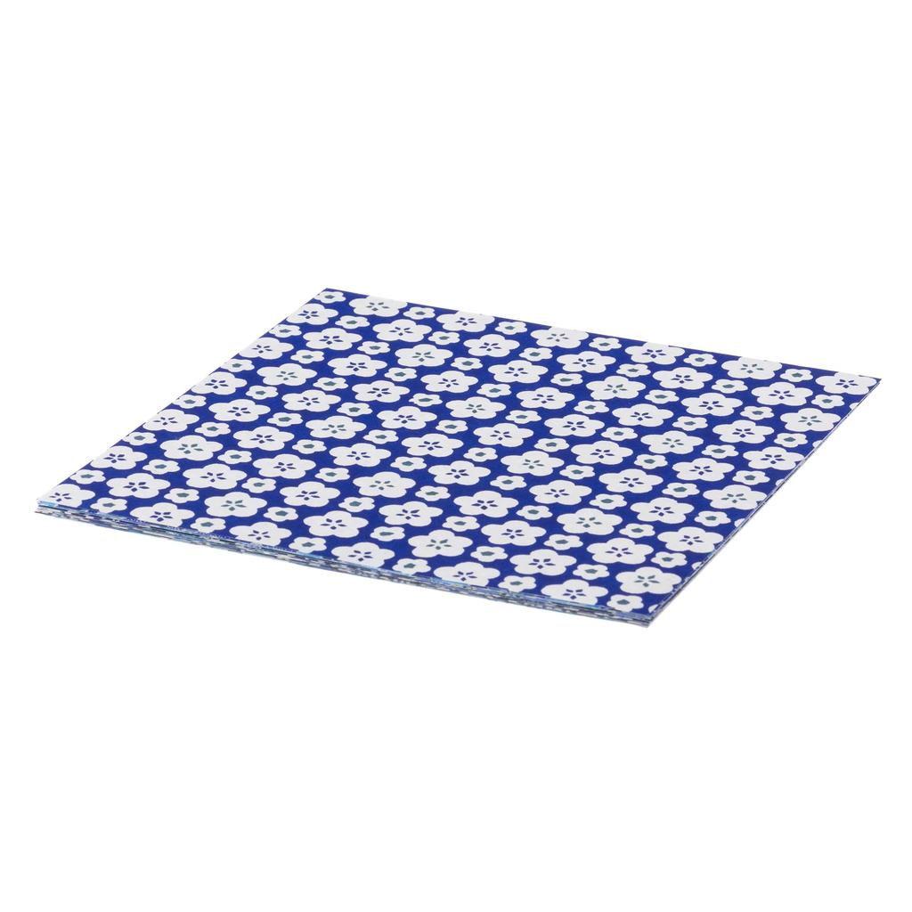 Kawasumi Washi Special Selection Chiyogami Paper 15 X 15 10 Patterns Indigo-dyed Hand-dyed (Yuzen Washi) Cm,