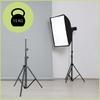 Tripod lighting stand for photographic studio lamps, foldable, 2.1 m, 15 kg