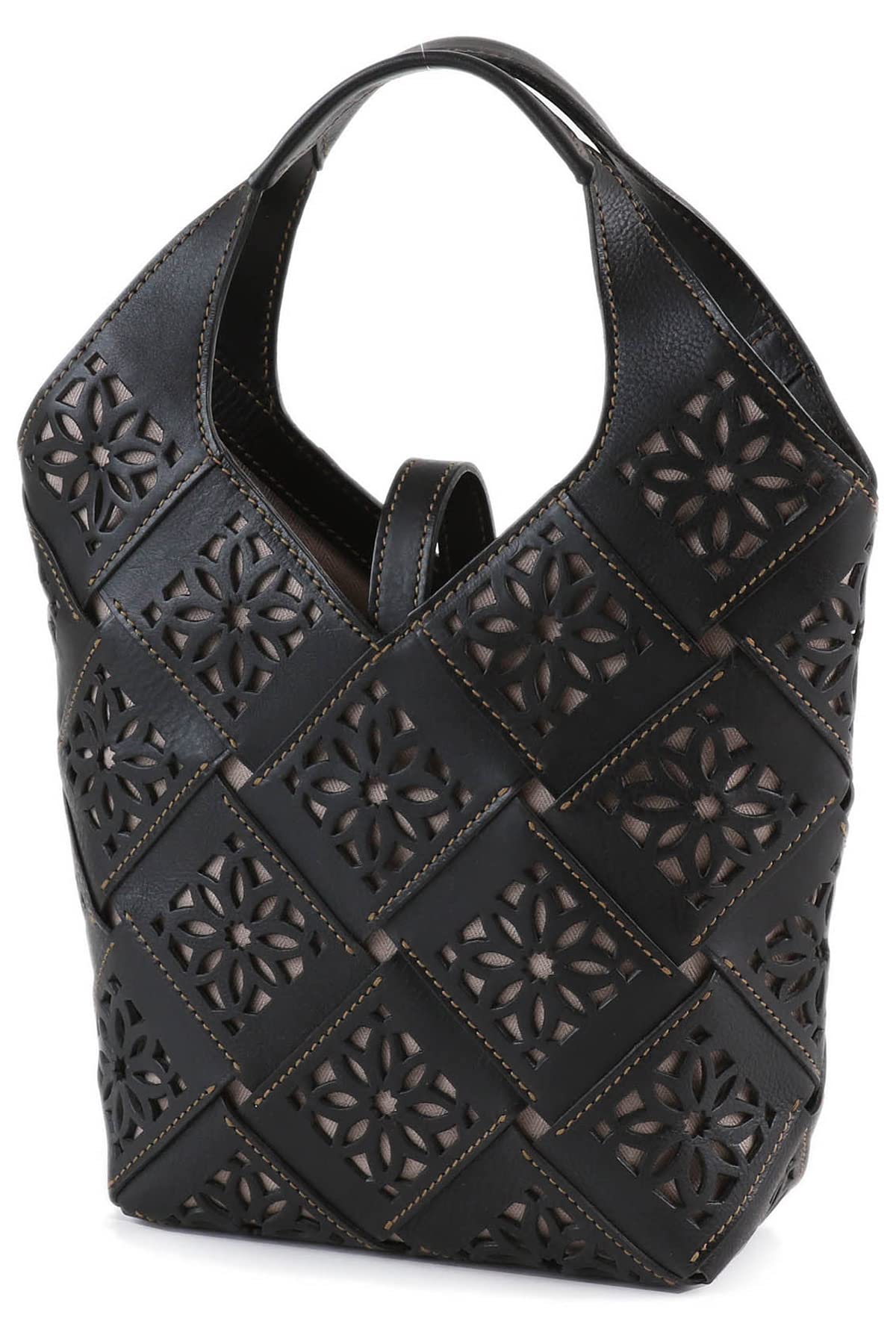 

Сумка-тоут з натуральної шкіри середнього розміру чорна [Genten] Жіноча GE-42961-10 чорний