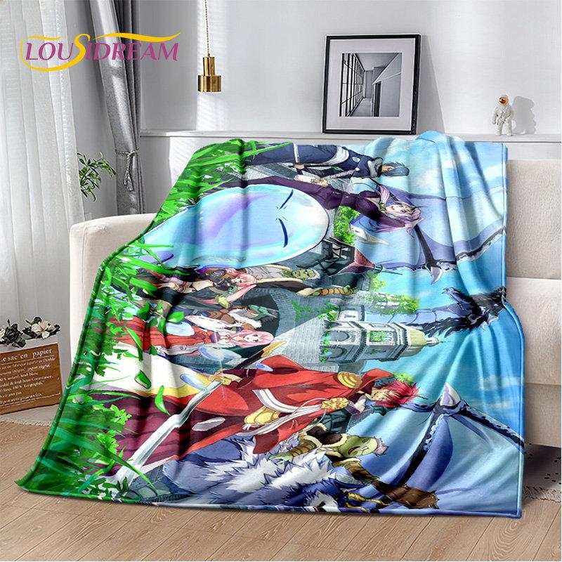 I Got Reincarnated As A Slime Anime Soft Plush Blanket,Flannel Blanket Throw Blanket for Living Room Bedroom Bed Sofa Picnic Kid