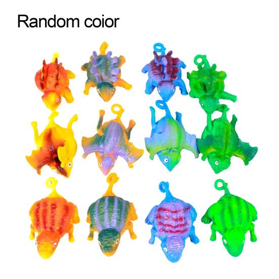 Inflatable Dinosaur Balloon Toy TPR Blow-Up Novelty Animal Balloon for Party Pranks Outdoor Play Safe Expands Up to 40cm Fun Gift for Kids Adult