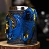 Pterodactyl Warrior Dragon Knight Stainless Steel Beer and Coffee Mug