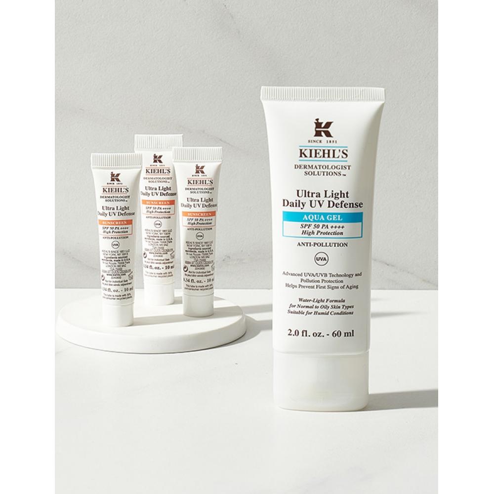 

Kiehl s Ultra Light Daily UV Defense Aqua Gel 60 мл набор + солнцезащитный крем 30 мл бесплатно