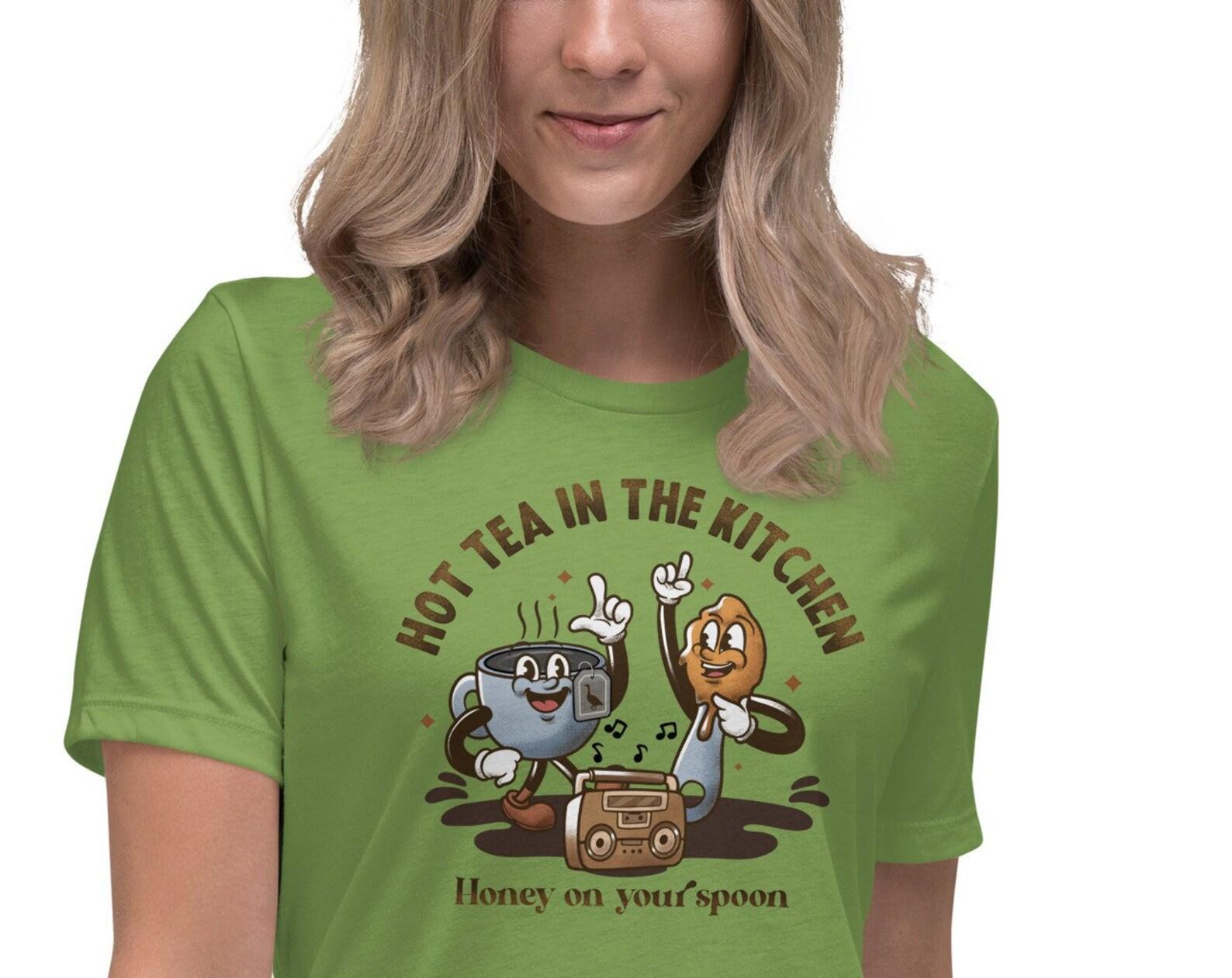 Goose Band Inspired Hot Tea - Women s Relaxed Tee XL