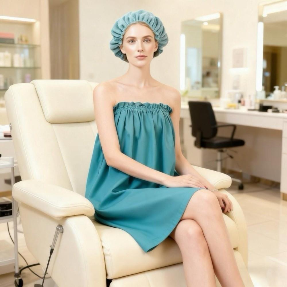 Comfortable Flexible Bust Support Bath Skirt Strapless Soft Shower Towel Wearable Absorbent Sauna Towels Spa
