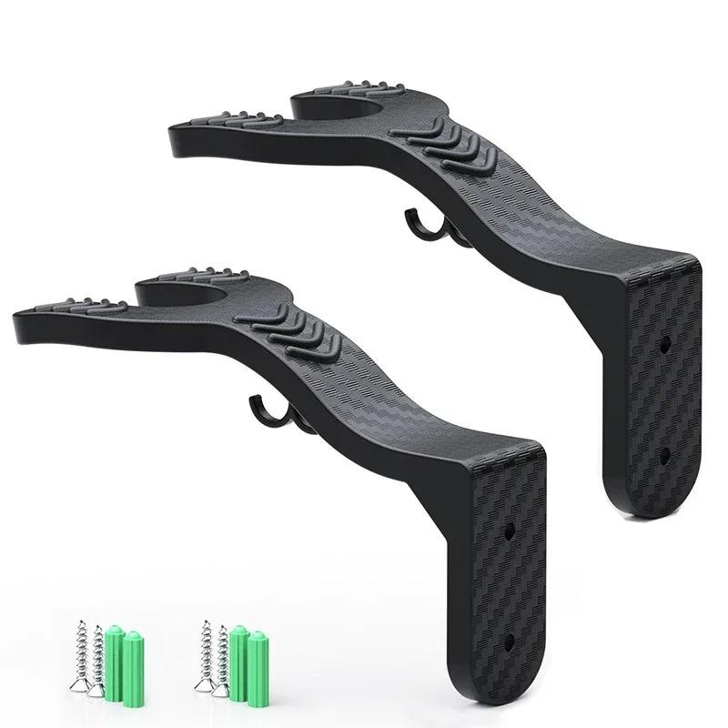 Kitchen Cabinet Shelf Wall Mount Hooks Motorcycle Helmet New Hook Racks Helmet Display Hanger Stand Wall-Mounted Storage Holder 2PCS