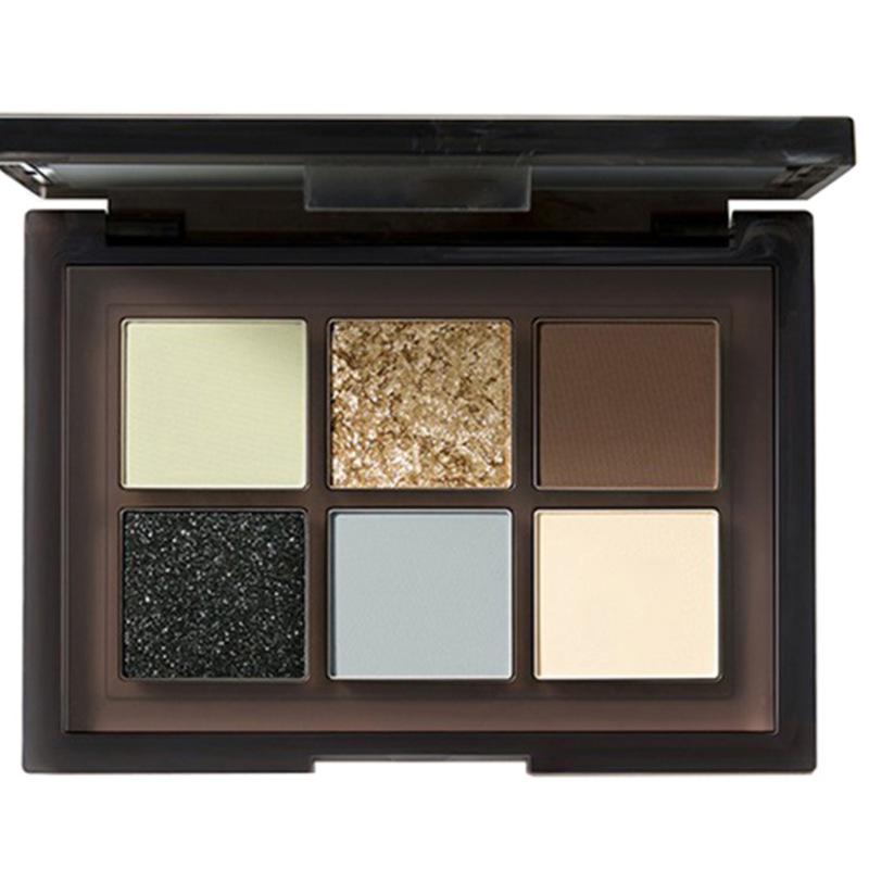 

Палетка теней для век Black Swan Metallic из девяти цветов - Перламутровый шиммер для дымчатых, серо-черных образов