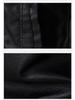 2023 Men's Lapel PU Leather Jacket - Thickened Velvet for Light Business Casual Autumn/Winter Wear