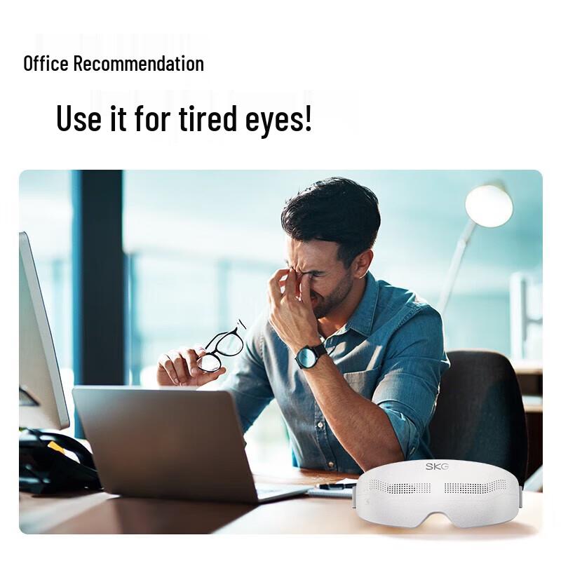 SKG E4Pro Smart Eye Massager with Heat and Bluetooth