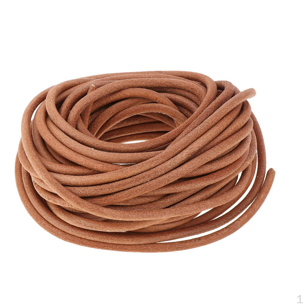 10 метров (Диаметр 5 мм, 6 мм, 8 мм) Шнурок из ПУ кожи 5mm Diameter