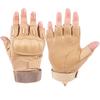 Half Finger Tactical Gloves for Men Outdoor Riding Motorcycle Hard Shell Field Fighting Military Fan Performance Training Fitness Gloves