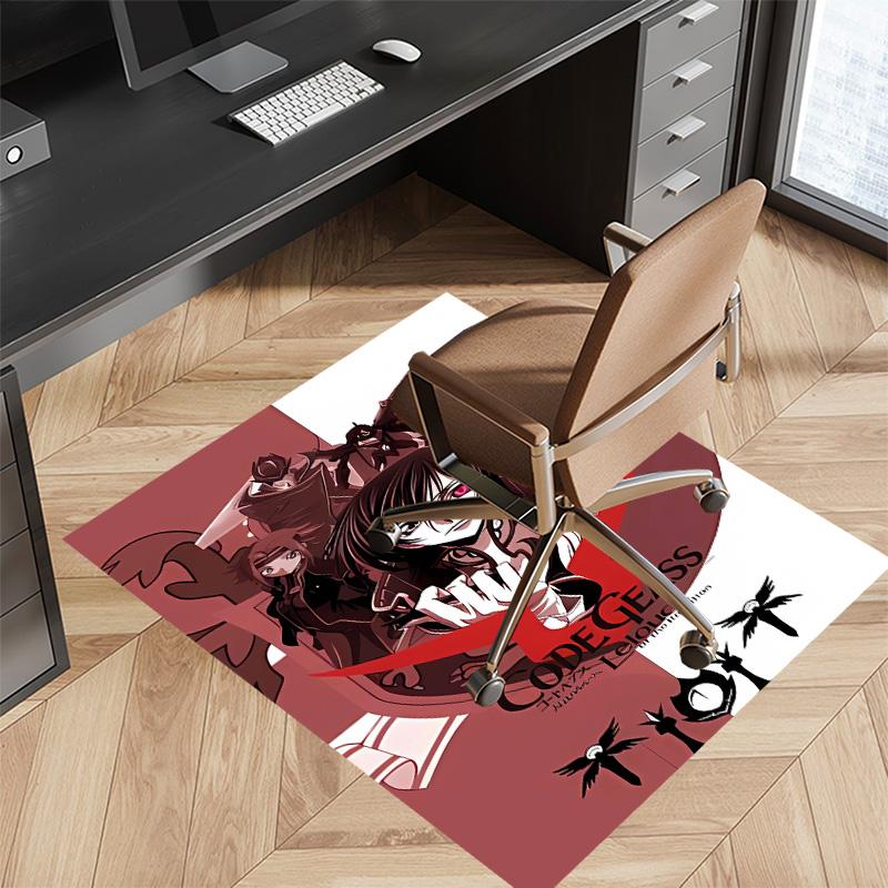 Anime Code Geass Printed Absorbent Washable Carpet,Non-Slip Bathroom Mats,Kitchen Rugs,Living Room Entrance,Camping Picnic Rugs