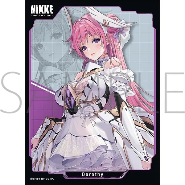 Movic Chara Sleeve Collection Matte Series by 65 Clear Polypropylene 67mm x 92mm "Dorothy Victory" Nikke, Sleeves, (PP),
