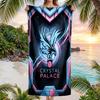 Crystal Palace Football Beach Towel Soft Microfiber Summer Towel Quick Dry Absorbent Towel for Beach Swimming Pool Travel