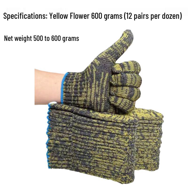 Heavy-Duty Cotton Work Gloves