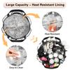 Barber Travel Bag Heatproof Hair Tools Storage Spacious Makeup and Shower Organizer Professional Hairdresser Accessory