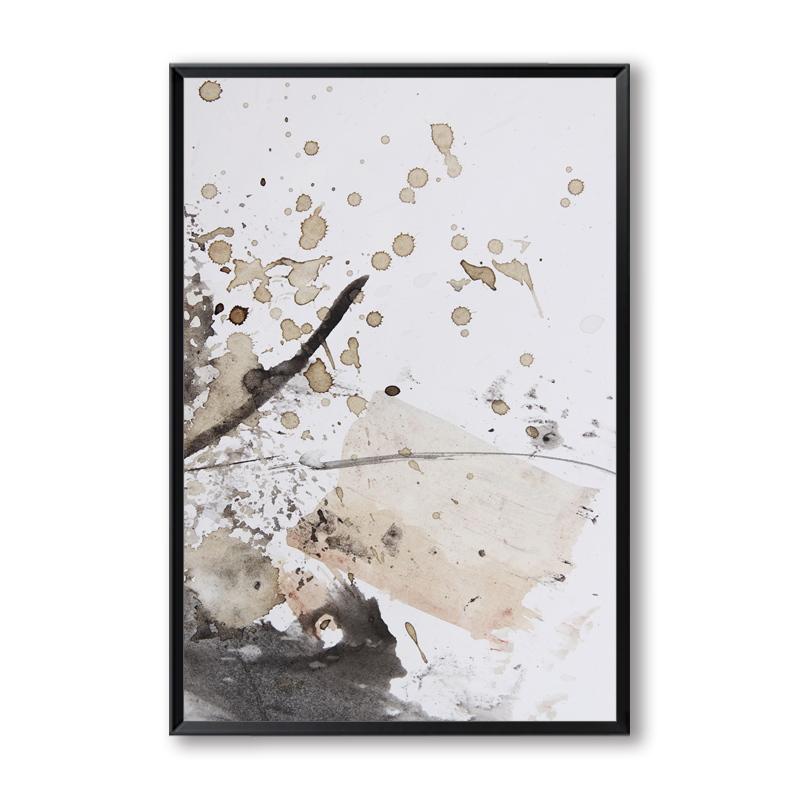 Abstrakcyjna akwarela Splash A4 obraz na płótnie plakat z nadrukiem dekoracja ścienna nowoczesna dekoracja domu Mural