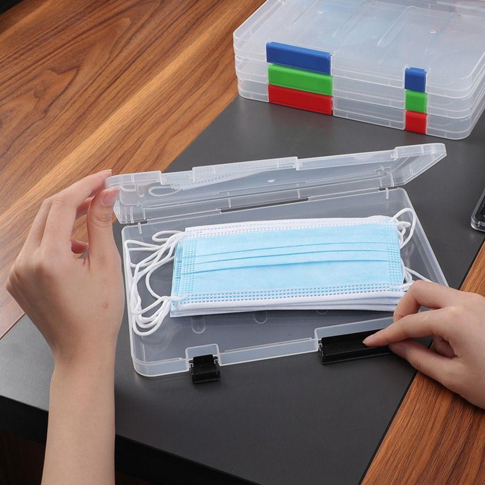 Sorting File Case Transparent Stationery Storage Box Storage Folder File Box File Organizer