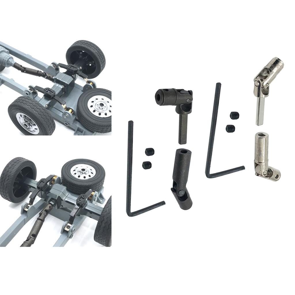 Upgrade Parts Metal Drive Shaft for WPL 1/16 4WD Truck RC Car Upgrade