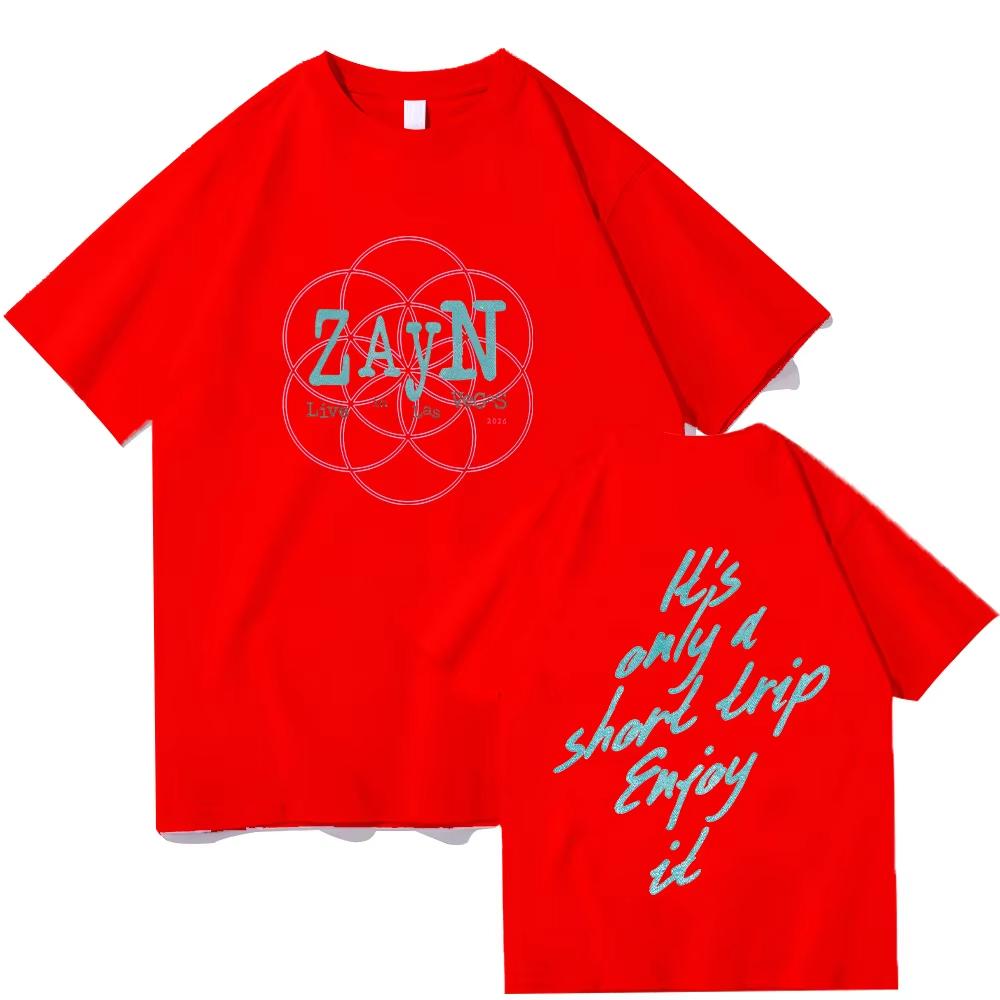 Zayn Malik Graphic High Quality Cotton T Shirts Zayn Vegas Ringer Top Fashion Harajuku Women Men Aesthetic Clothing High Street