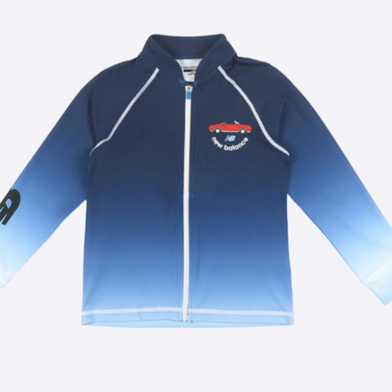 New Balance Kids Boys Rash Guard Setup  Navy