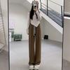 High-end Wide-leg Casual Pants Women's Autumn New High-waisted Straight-leg Loose Pants