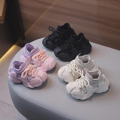 Children's Breathable Coconut Sneakers: Lightweight, Woven Design for Boys and Girls - Perfect for Spring and Autumn Running and Sports.