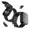 New T1 Smartwatch TWS Bluetooth Headset 2-in-1 Bluetooth Call Sports Bracelet Heart Rate Measurement Waterproof