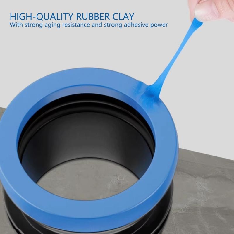 ABS Toilet Seal Gasket Noiseless Plastic Toilet Seal Rings for Quiet Flushing & Easy Installation