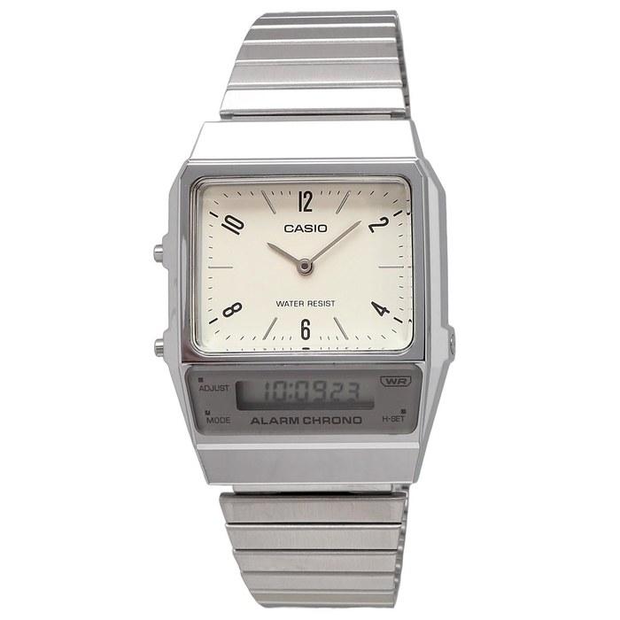 Casio Standard AQ-800E-7A2 Watch, Unisex, Off-White