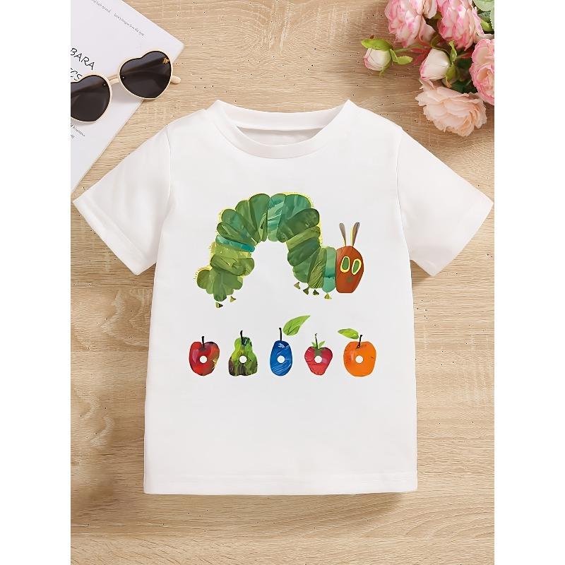 

European sizes Mother s Day Gift Boys Clothing Spring and Summer Fashionable Casual Sporty Round Neck Short Sleeve T-shirt for Baby Boys 98cm белый