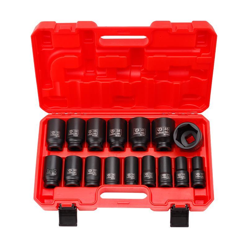 16-Piece Heavy-Duty 3/4 Twelve-Point Torx Impact Socket Set