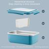 Edelstahl PP Material Lebensmittelbox Isolierte Lunchbox Tragbare Lunchboxen mit herausnehmbarem Fach Auslaufsichere Boxen Rosa