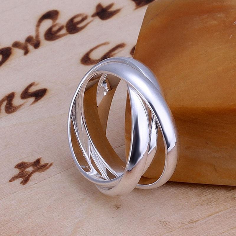 Für Damen Dame Hochzeit Schön Charm Mode Damen 925 Silber Ringe Schmuck Niedlich Liebhaber Geschenk