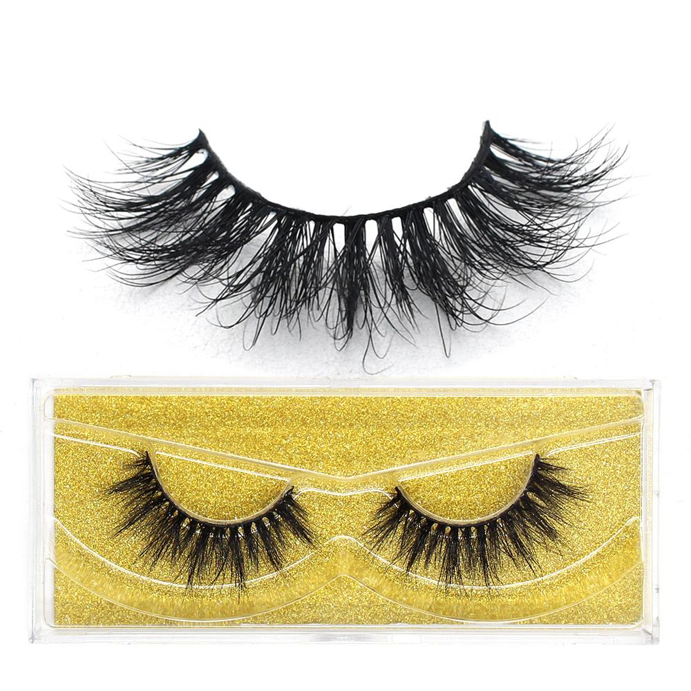 FOXESJI Wimpern 3D Nerz Falsche Wimpern Flauschig Weich Natürlicher Streifen Nerz Wimpern Verlängerung Volumen Fake Wimpern Dicke Wimpern