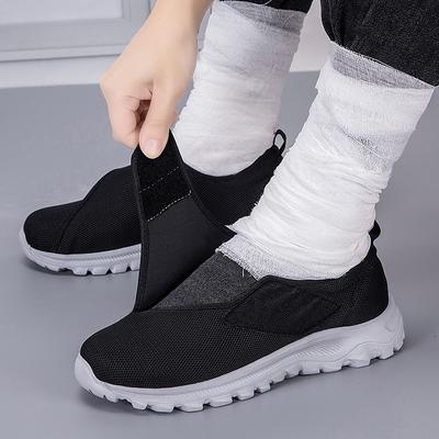 Unisex Diabetic Edema Shoes Women Extra Wide Soft-Sole Adjustable Strap Shoes Men's Footwear Swollen Feet Post-Surgery Recovery