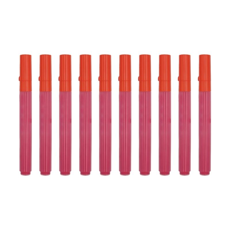 Pack Of 10 High Volumes Ink Markers Easy Removal On Fabric Paper Leather Wood Ceramic Comfortable Handle
