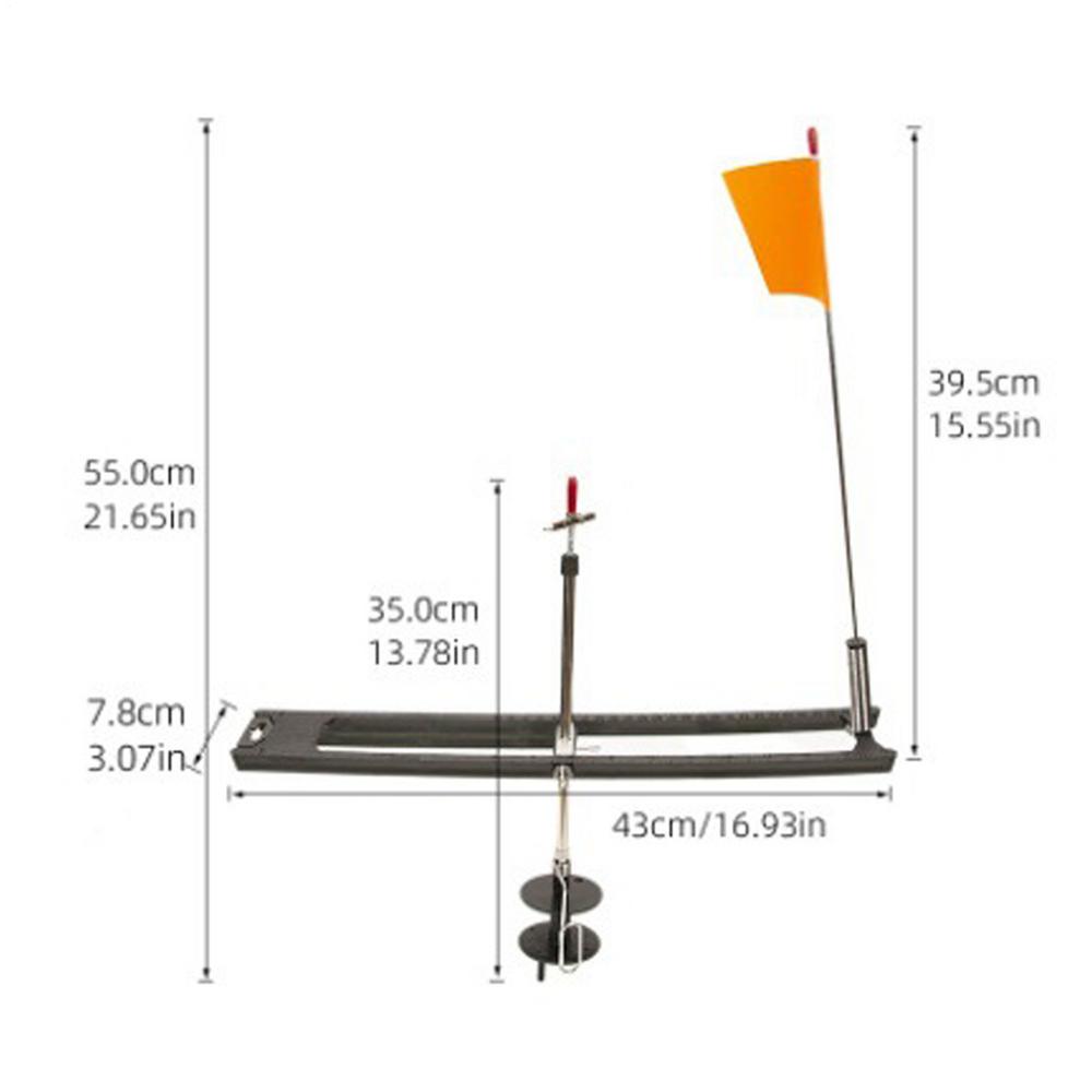 Сигнализаторы для подледной рыбалки Аксессуары для рыболова Сигнализатор для подледной рыбалки Для профессионалов Мужчины Женщины Папа Отец Муж чёрный