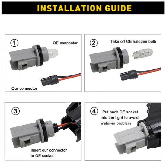2X 18-SMD LED Light Plate License For 300 Chrysler 2005-2014 300C Sebring 07-10