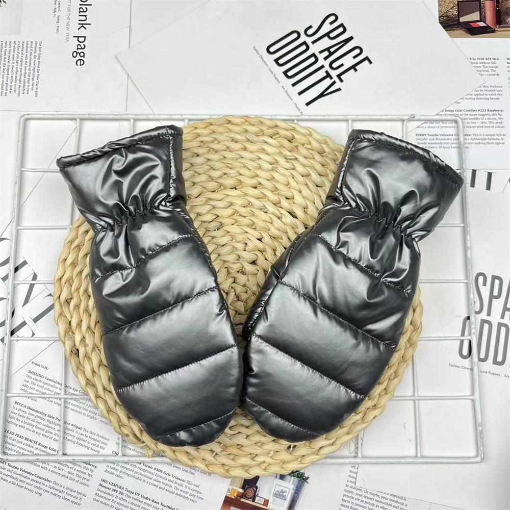 Suede Soft Winter Gloves Waterproof Full Fingers Mittens Luxury Cycling Skiing Gloves Outdoor