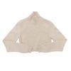 FENDI Good condition Calligraphy cashmere short knit top for women, pink beige, size 36, FZX699 tops 36 pink beigeUsed