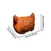 4PCS Hen Model Lifelike Chicken Crafts Statue Figure American Country Chicken Garden Art Decor Simulation Farmhouse Chicken Sculpture
