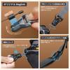 Ulanji Falcam Camera Shoulder Strap with Maglink Quick Adjustable Length from 950mm to 60kg Load Leather and Nylon 36mm for Mirrorless and SLR Classic