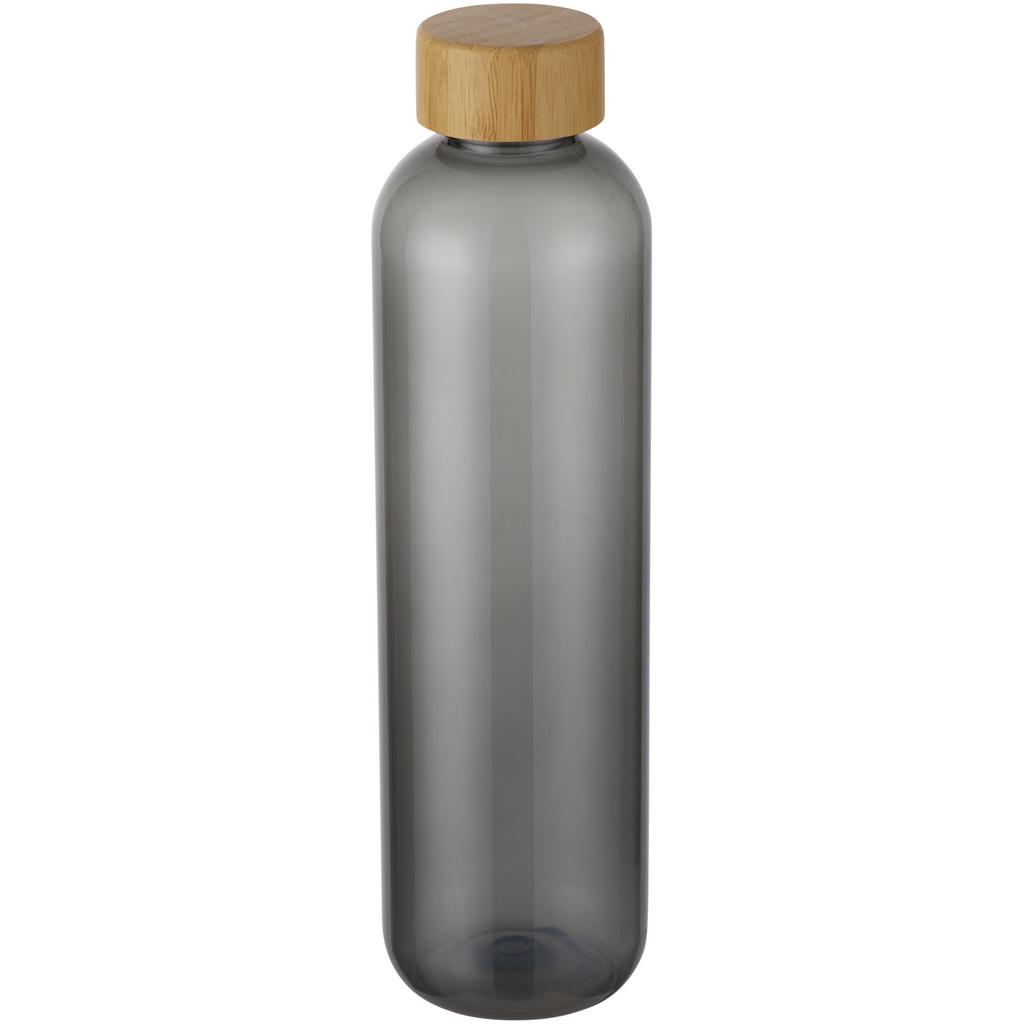 Recycled Plastic Water Bottle, 1000 Ml "Ziggs" Carbon