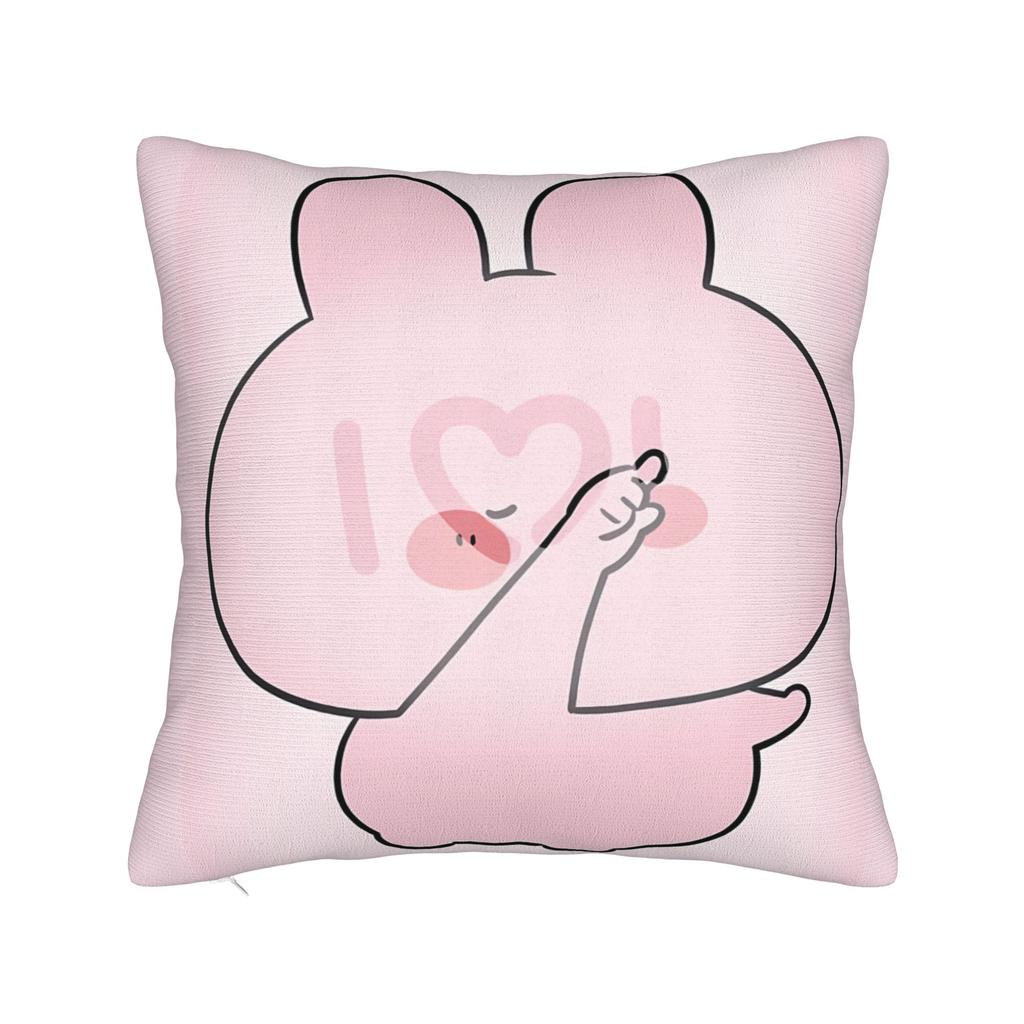 Pillow Case A-Asamimichaan Asleep Cute Asamimi Comfy  Pillow Cover For Chair Sofa Home Decor Morden Pillowcases