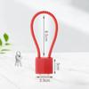 Multi-function Wire Rope Padlock with 3Pcs Keys Steel Cable Anti-theft Cabinet Lock Cabinet File Cabinet Long Padlock Lock
